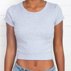 Grey Brandy Melville T-Shirt